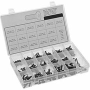 BSC PREFERRED Metric Screw Assortment Flat Head Black-Oxide Class 10.9 Alloy Steel 258 Pieces 90115A031